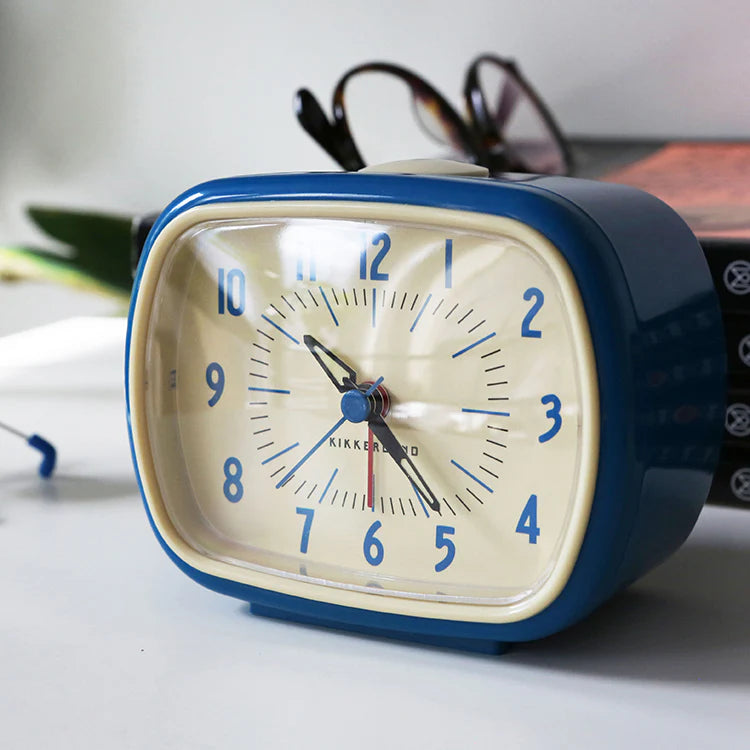 Blue Retro Alarm Clock – Kentuck Knob