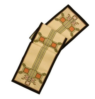 Sullivan Art Glass Table Runner R&R