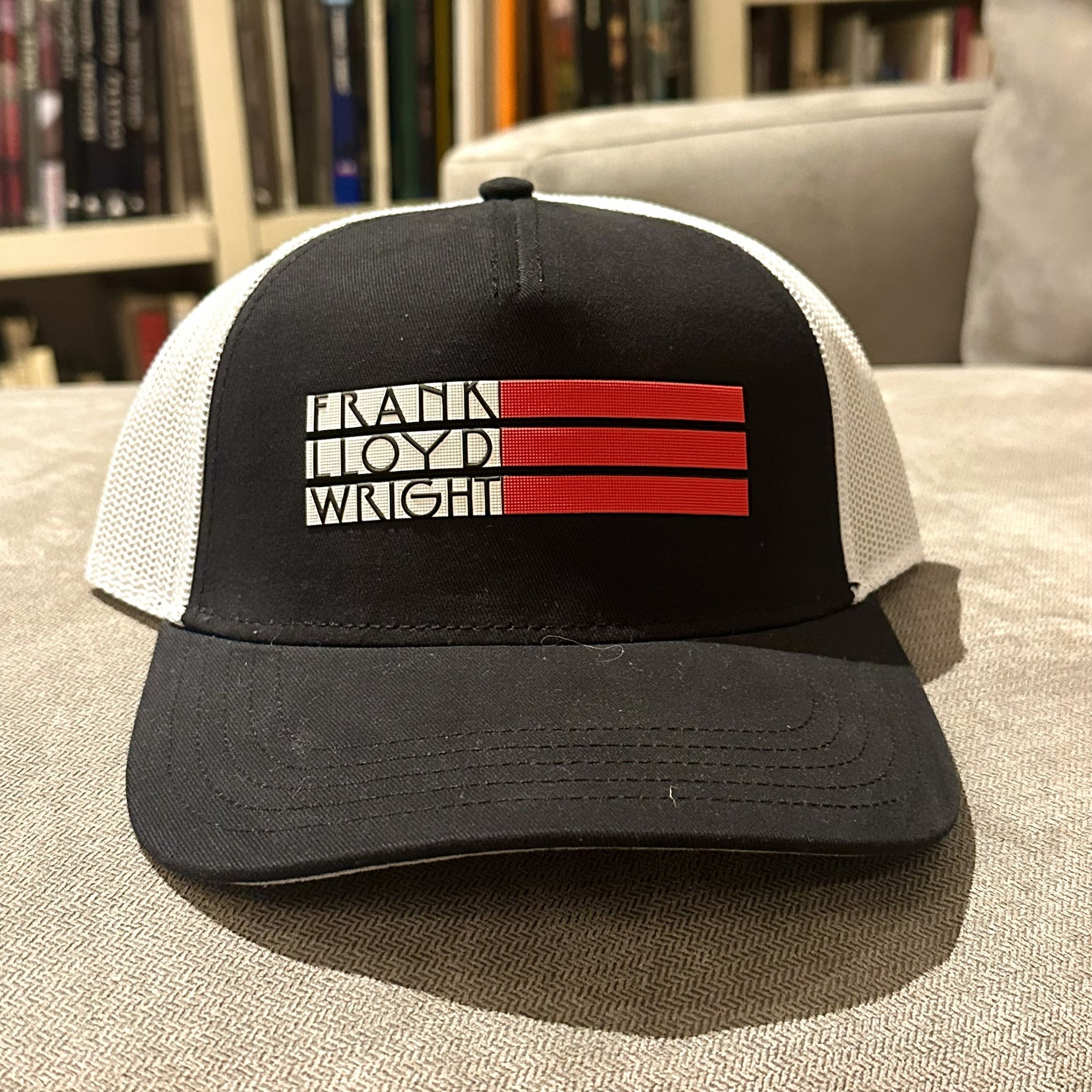 FLW Stripes Ball Cap - Black/WHITE