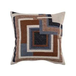 Frank Lloyd Wright Ennis House Textile Block Pillow - Thumbnail 2