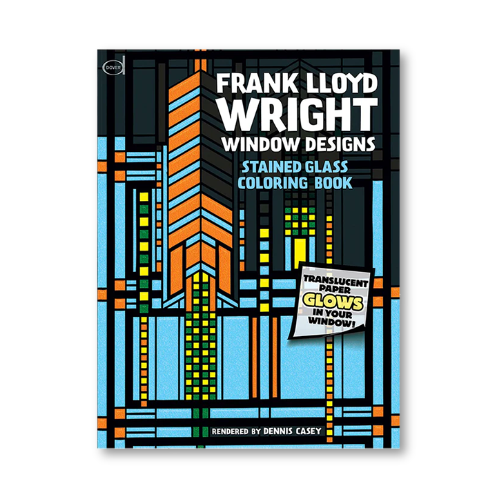 Stained Glass Coloring Book - Frank Lloyd Wright Window Designs