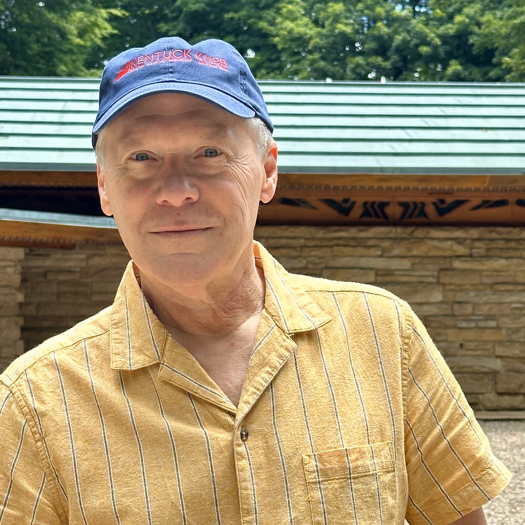 Navy Kentuck Knob Logo Ball Cap