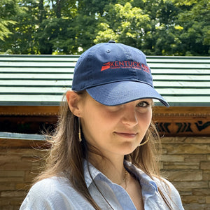 Navy Kentuck Knob Logo Ball Cap