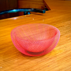 RED Wire Mesh Bowl MoMA