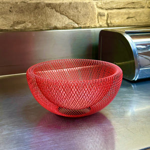 RED Wire Mesh Bowl MoMA