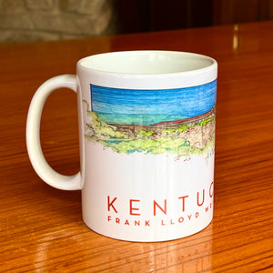 Sketch of Kentuck Knob Ceramic Mug